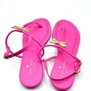 Hot Pink/Fuchsia Kate Spade Bow Sandals